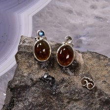 Turmalin Ohrring, 925er