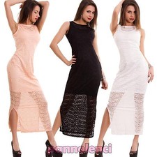 Damen Kleid Langes Kleid