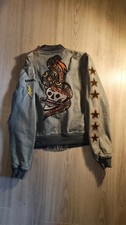 Jeansjacke Bomberjacke mit