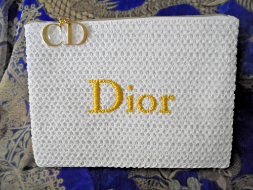 Dior kosmetiktasche weiß mit - dior,