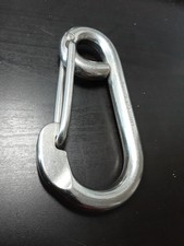 WICHARD Karabinerhaken - Edelstahl rostfrei, asymmetrisch, 120 mm