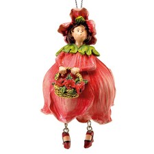 Blumenmädchen Fee Deko Figur