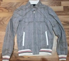 ZARA ® Man Übergangsjacke Blouson College Bomber kariert Gr. S - Top Zustand!