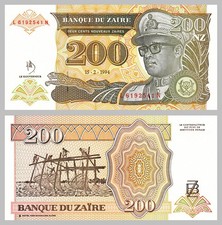 Zaire 200 Nouveaux Zaires 1994