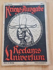 Reclams Universum, Kriegsausgabe 16. November 1916, Heft 7,  33. Jahrgang
