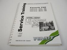 Fendt Favorit 711 712 714 716 Schaltpläne Elektrik Hydraulik Werkstatthandbuch