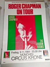 Plakat Roger Chapman 1984 on