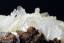 ☆440g Calcit mit Hemimorphit auf Goethit💎Top Mineral⚒Ojuela Mine, Mexiko 