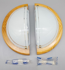 2er Pack Strahler 70650-61 Wandleuchte Deckenleuchte Holzoptik Weiß #KT8455X