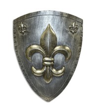 Wandschild Ritter Fleur de Lis
