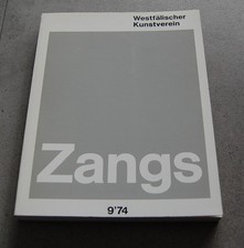 Herbert Zangs, Westfälischer Kunstverein 9` 74, Münster, Kunst Katalog selten