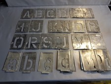 Schriftschablonen Satz