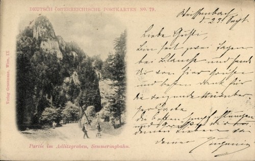 Adlitzgraben der - ak,