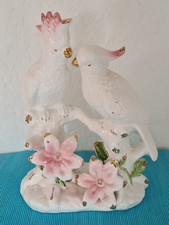 Porzellan -Figur Papageien