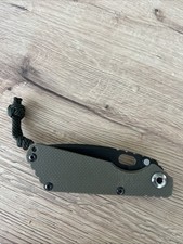 Strider SnG Performance Lego G10 Grün, Titan geflammt, Klinge Schwarz