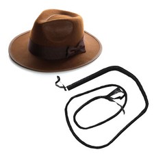 BRAUNER FILZ FEDORA MÜTZE &