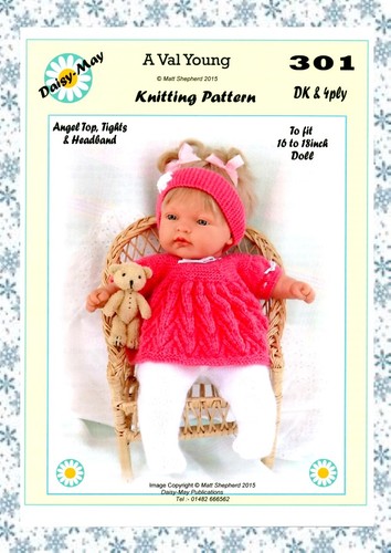 Puppen strickmuster 301 - strickmuster,