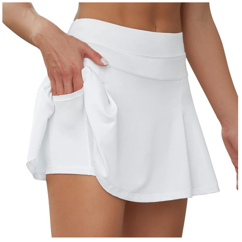 Damen tennisrock hohe taille - hohe,