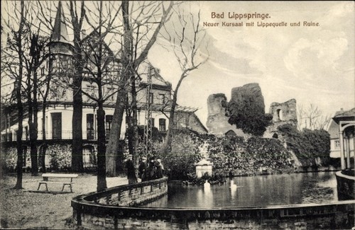 Bad lippspringe in - ak,
