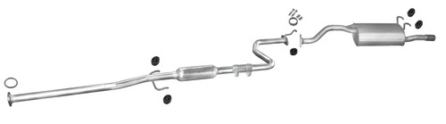 Auspuff für honda civic - auspuff,