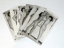 6 x Vintage S/W Foto 14 x 9cm - DDR 1970er - 2 Frauen Kunst Aktfotos