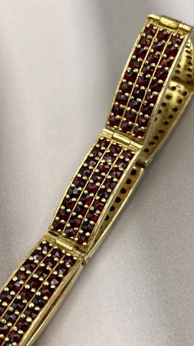 Vintage granatschmuck armband - vintage,