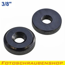 2x 3/8"-Alu-Rändelmuttern