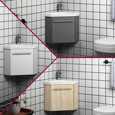 Eckwaschtisch 45 cm Eck