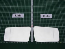 Außenspiegel Spiegelglas Ersatzglas Audi 90 Quattro Typ 85 ab 1980-91 Re asph 