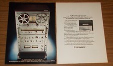 Seltene Werbung vintage PIONEER RT 707 HiFi Tonbandgerät SPEC-2 Verstärker 1977