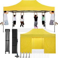 COBIZI Faltpavillon 3x6m/3x4,5m/3x3m Wasserdicht Gartenpavillon mit Seitenteilen