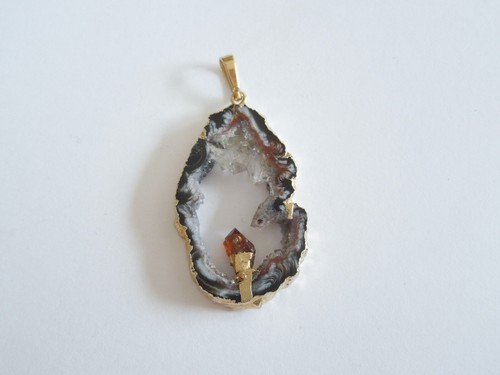 Anhänger achat geode druse - anhänger,