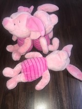 3Stück- Nicotoy Winnie Pooh Schwein Ferkel Rosa Kuscheltier Plüschtier Stofftier