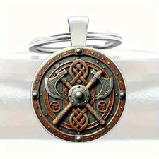 Schlüsselanhänger Wikinger Axt Knoten Nordland Germanen keltisch Thor Odin