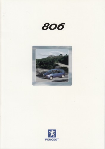 Prospekt peugeot 806 - peugeot,