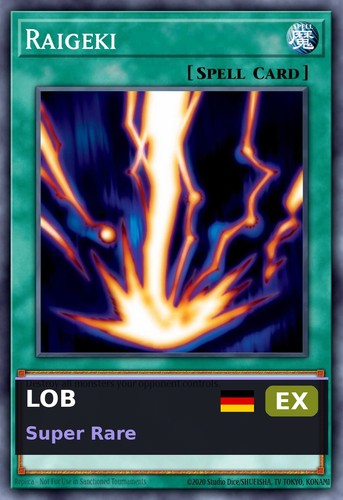 Raigeki lob 042 gi oh - ex, yu-gi-oh