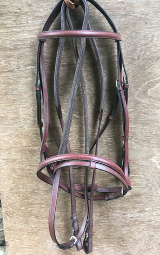 Rotbraune trense fein - rotbraune,