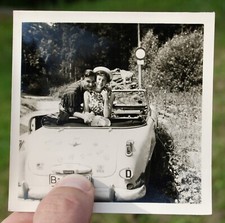 Original-Foto Oldtimer Ford Taunus Cabriolet , 9 x 9 cm Freudenstadt 1960 Auto