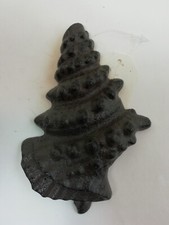 Schnecke Gusseisen Deko maritim braun Wandschmuck Tischschmuck Schneckenhaus