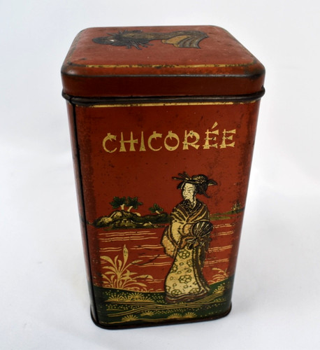 Alte werbedose tole - werbedose, litho