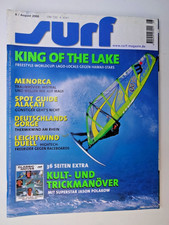 SURF MAGAZIN 8/00,AHD RACE 78,STARBOARD FORMULA 150,F2 XANTOS 300,FANATIC,TIGA,