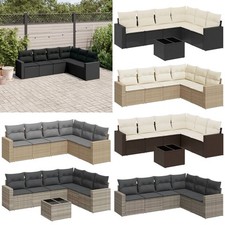 Garten Sofagarnitur mit Kissen