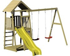 Spielturm Pinguin Holz mit