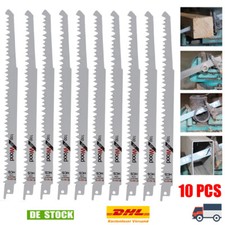 10x Säbelsägeblätter für Holz S1531L 240mm 5TPI Sägeblatt Säbelsäge Recipro DE