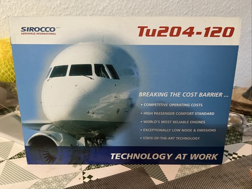 Tupolev 204 120 broschüre - tupolev, tu