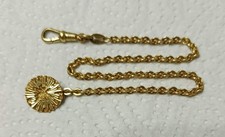 Vergoldete Taschenuhrenkette