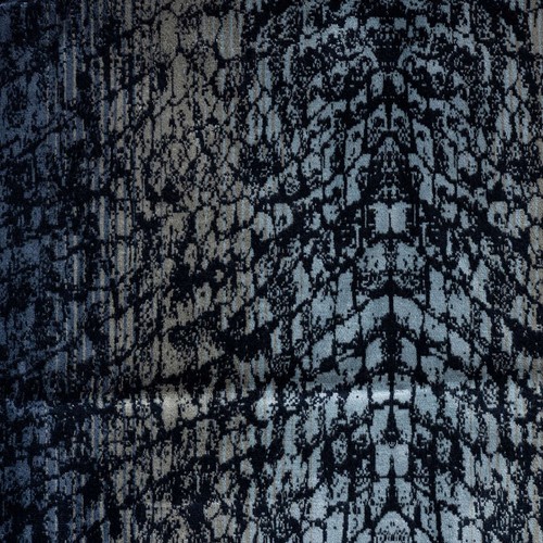Blau samt schlangenhaut - samt,