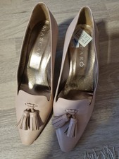 Nude pump, Damen Schuhe, Gr 40, Heels, Farbe: Nude, Rosa, Spain Leather 