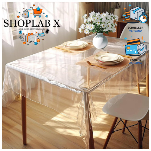 Tischdecke transparent - tischdecke,