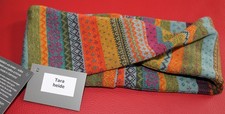 Invero Stirnband/ kleiner Schal, Tara Heide, tolles Mustern; Merino, Neu!!